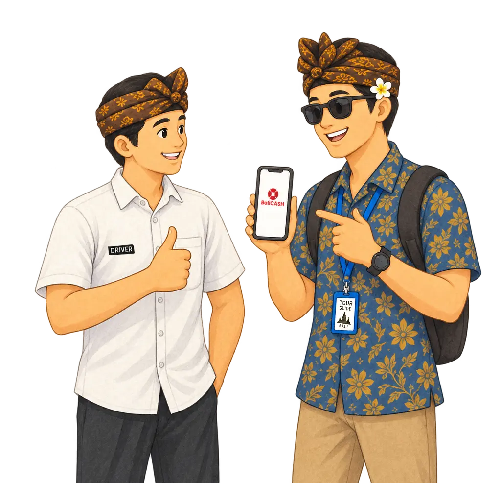 The first 100 BaliCASH agents